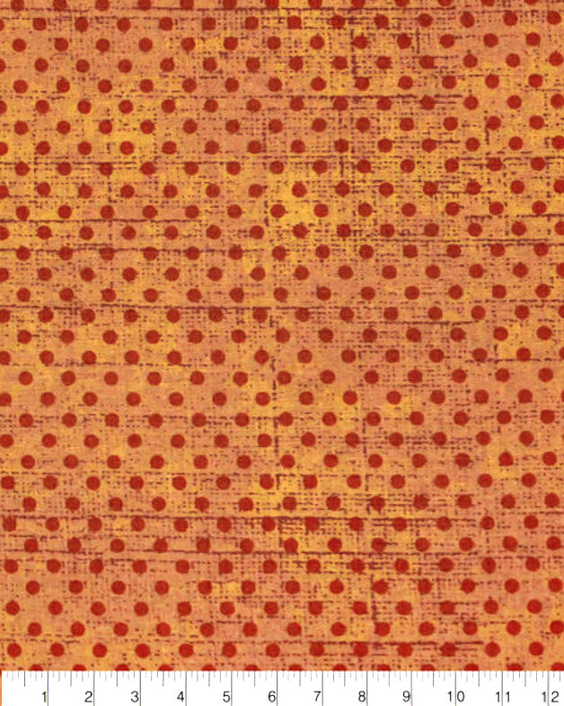 Orange Grunge Dot