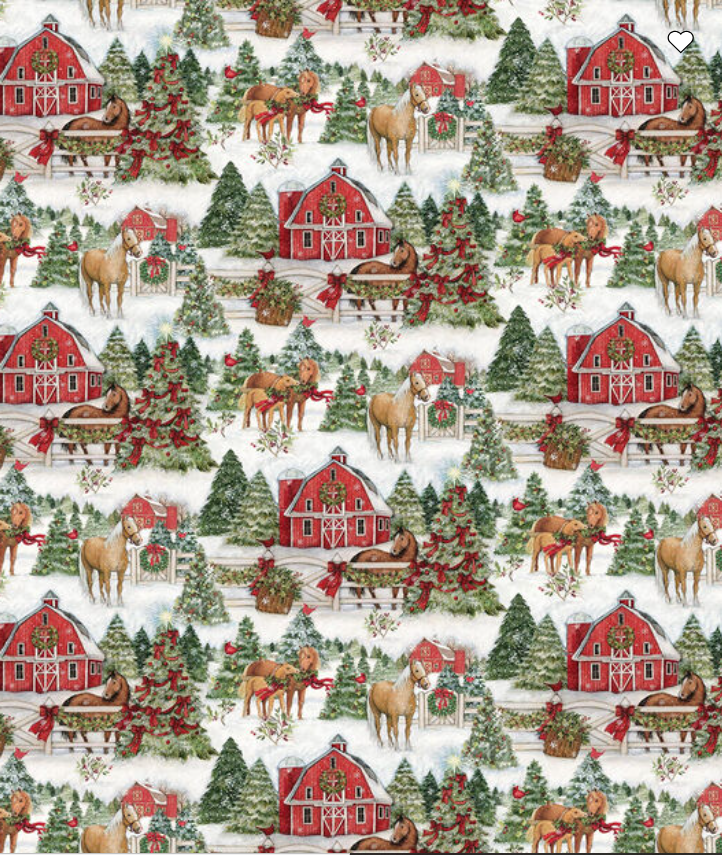 Thumbnail: Christmas Puppies Riding Red Truck Susan Winget