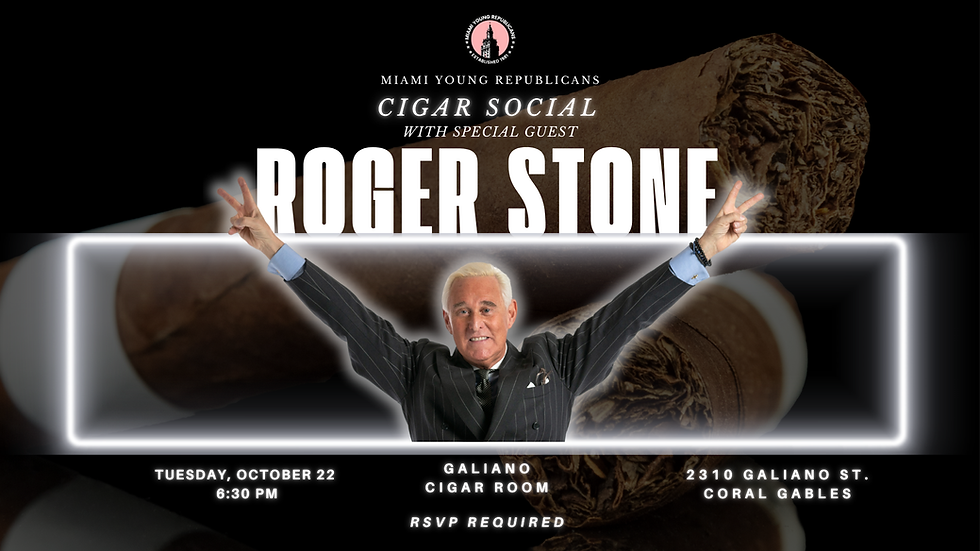 Cigar Social w/ Special Guest: Roger Stone