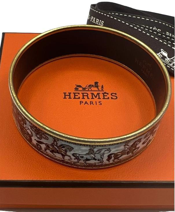 Thumbnail: HERMES Enamel Bracelet