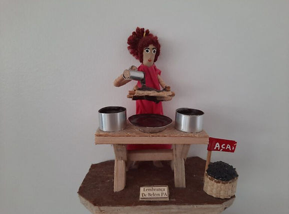 Amassadeira de açaà em miriti. Fotografia: Sidiana de Macêdo. Acervo Mangút. 2023.