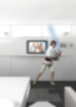 Image de synthese - Chambre mur TV