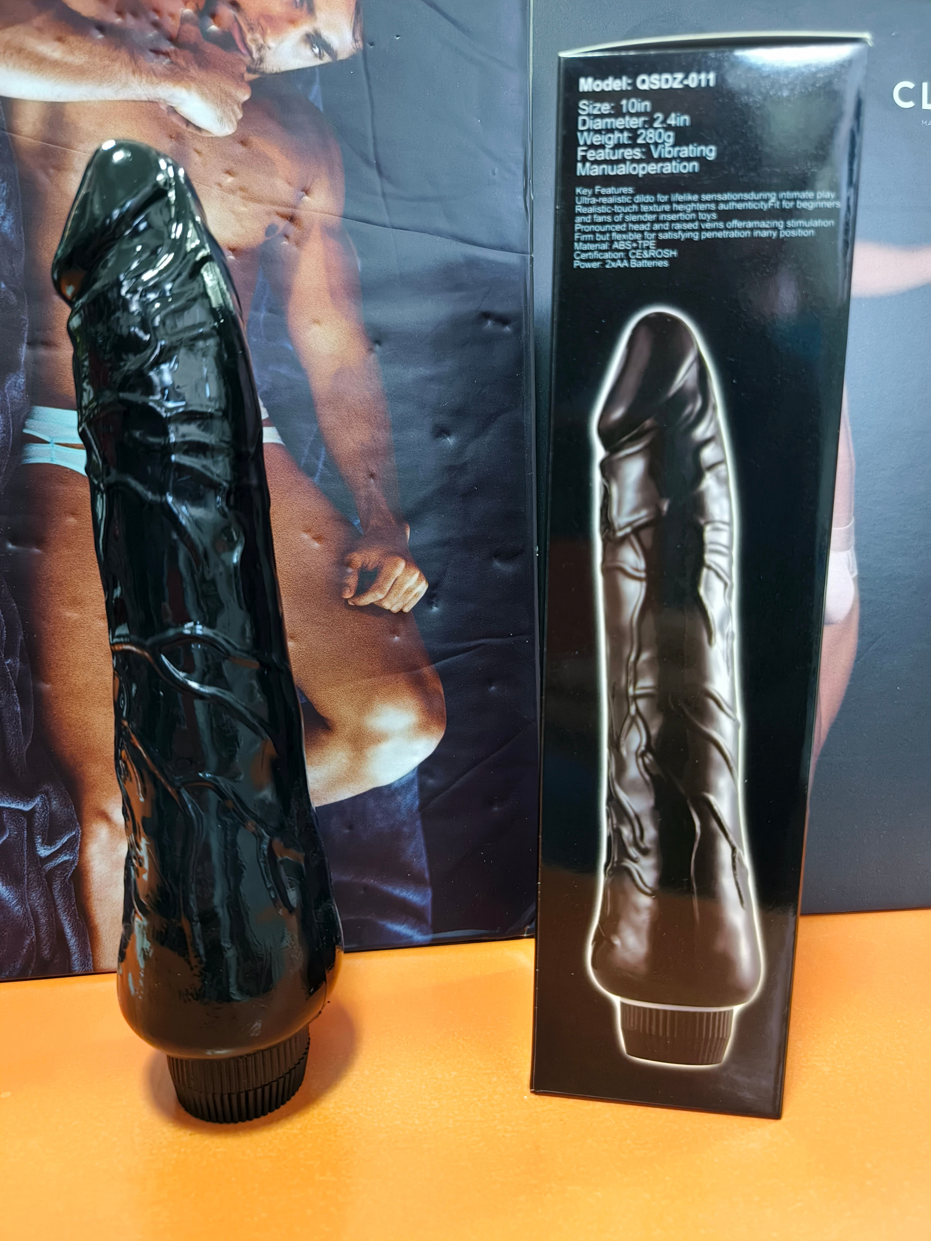 Dildo Vibrador - Negro