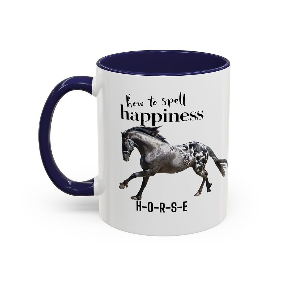 Thumbnail: Happiness is spelled HORSE -Donatello Coffee Mug 