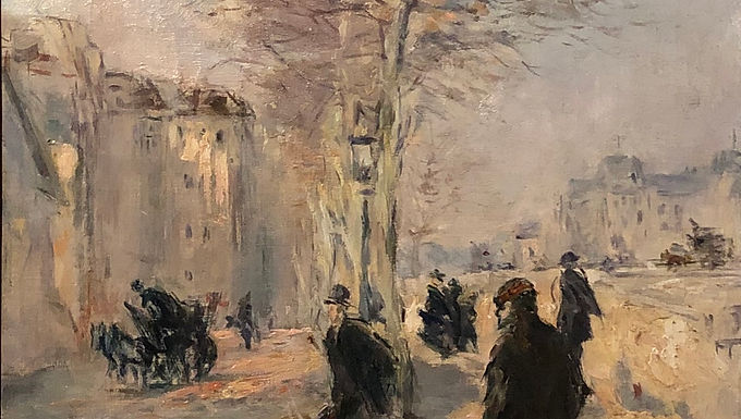 Jean-François Raffaëlli, oil on canvas