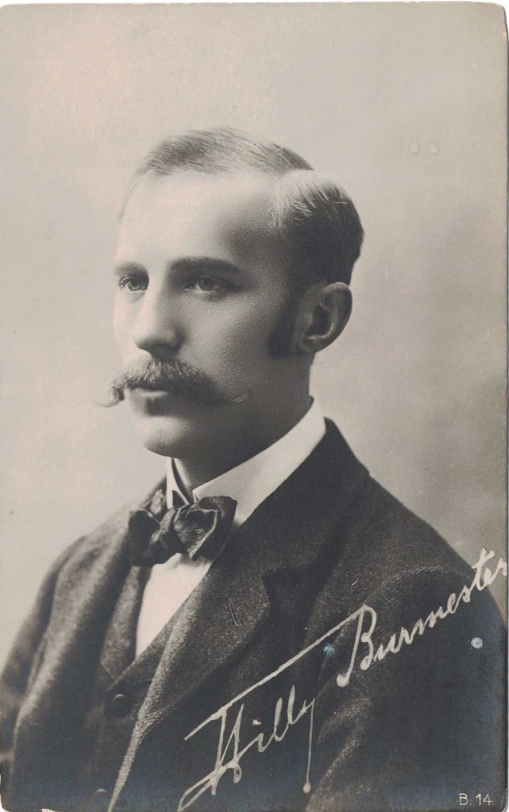 Willy Burmester, postcard photo