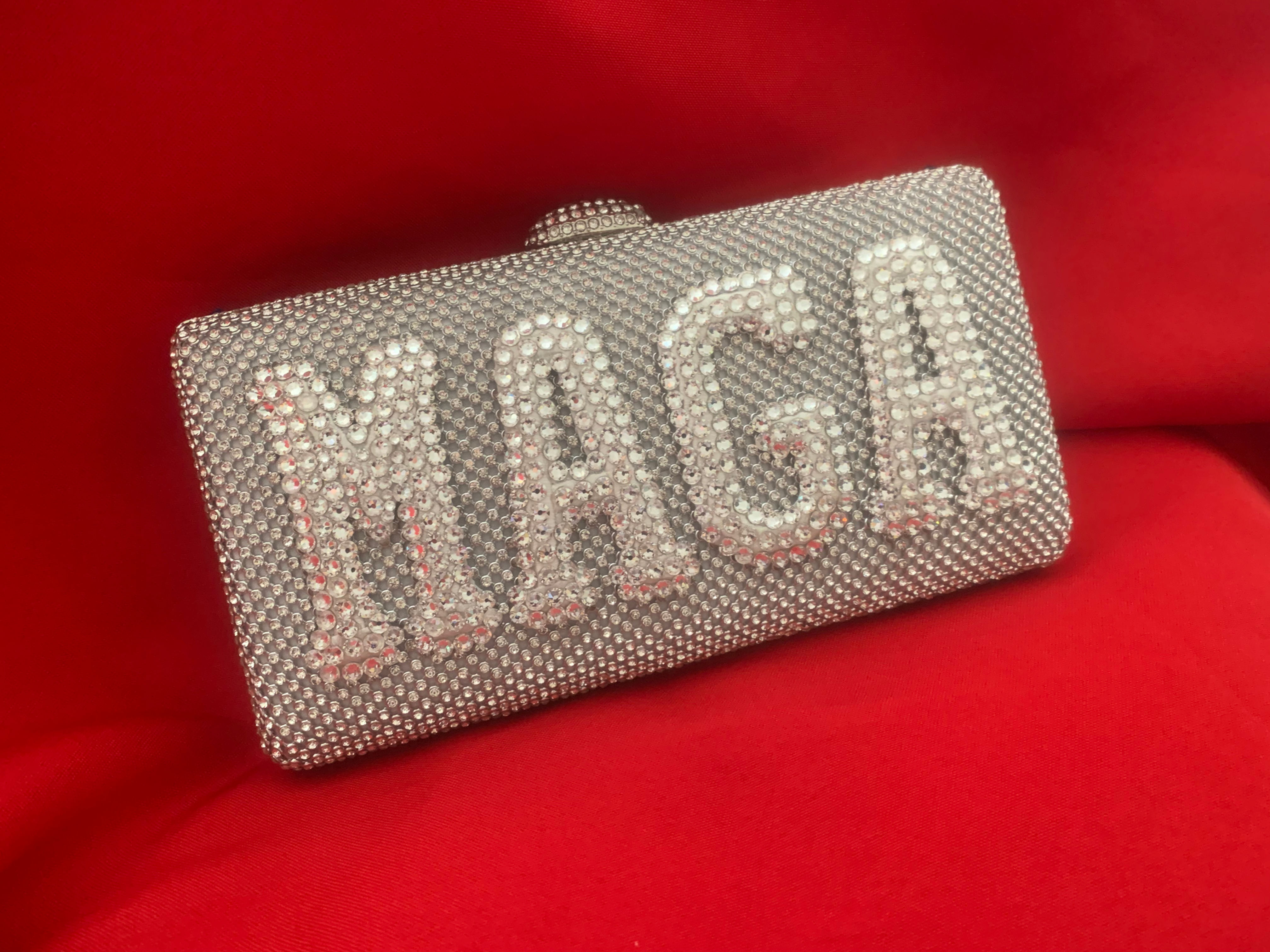 Silver MAGA Crystal Bag