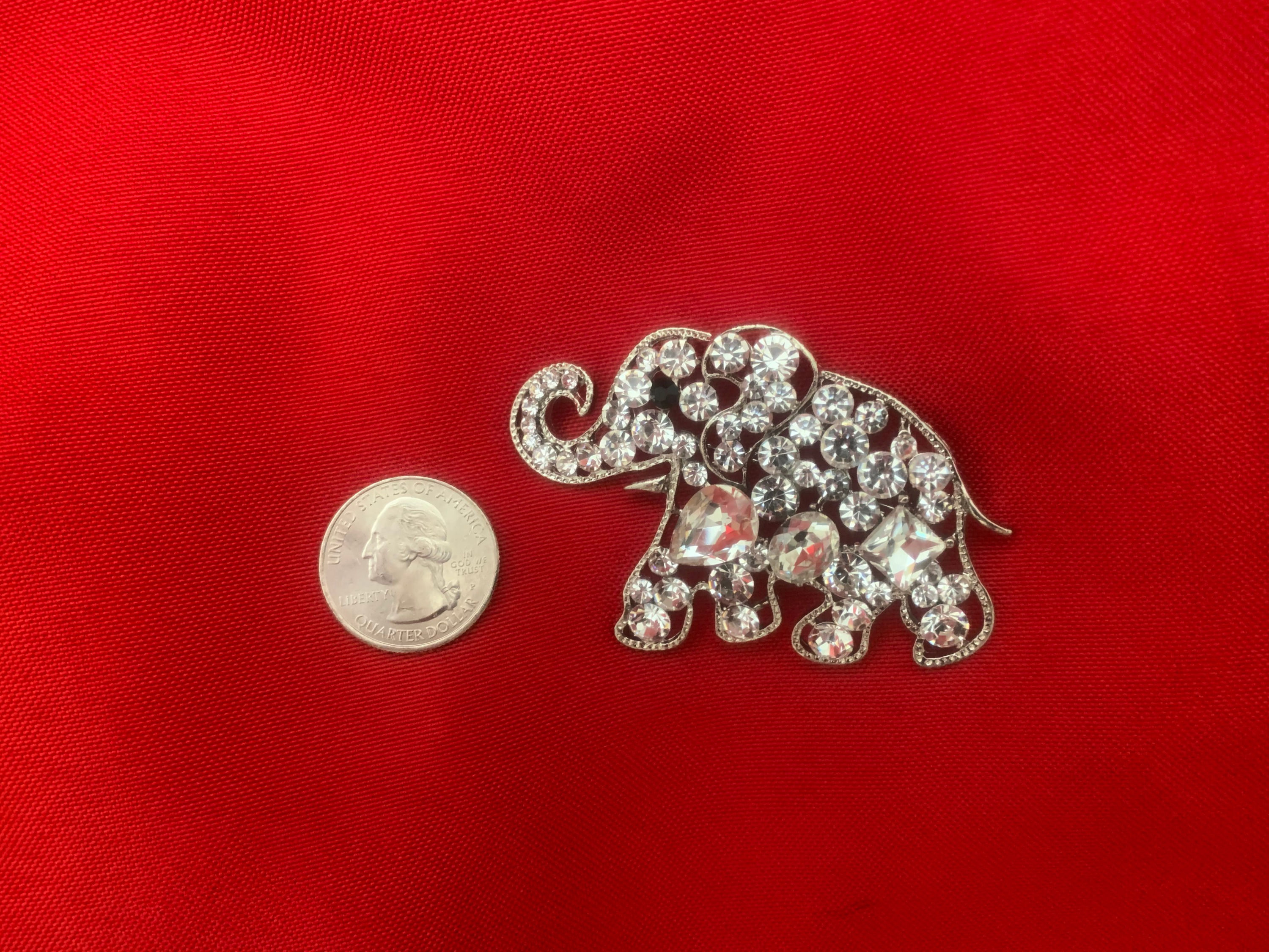 Large Chunky Elephant Pin