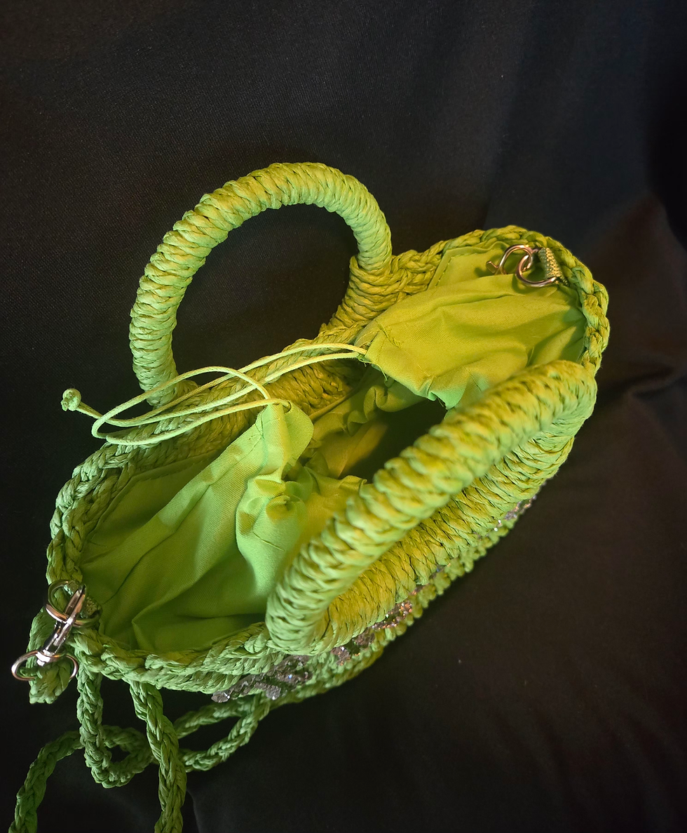 Thumbnail: Straw Crystal Trump bags