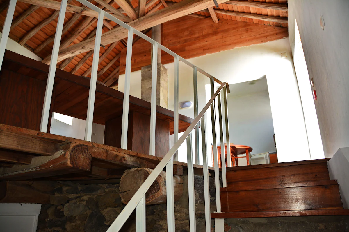 Stairway to one economy room
