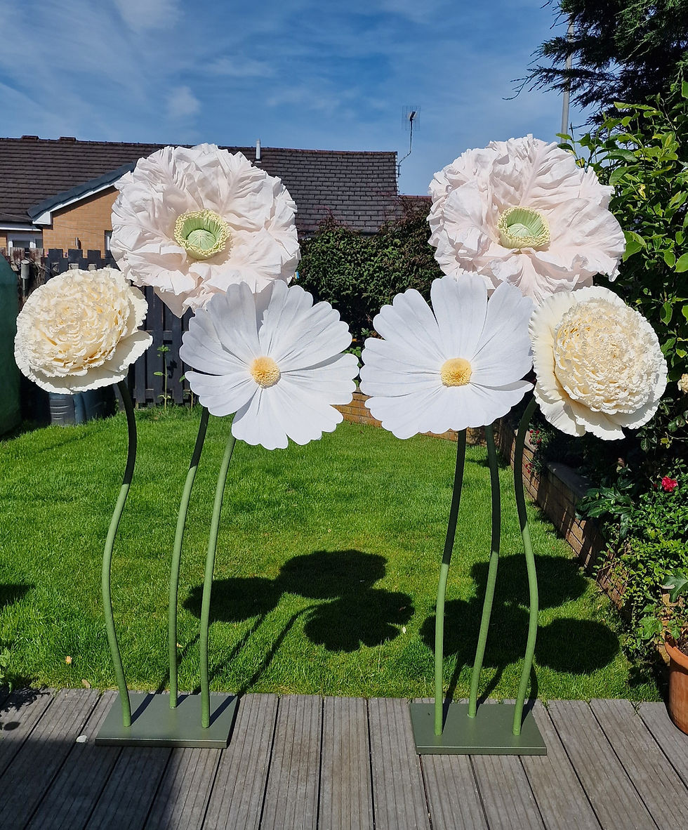 Giant Paper Flowers