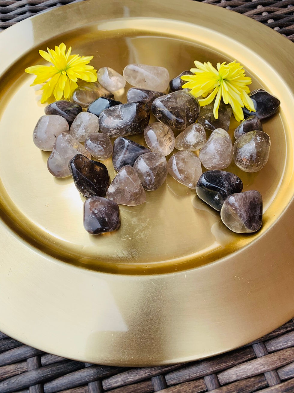 Smoky Quartz tumbled stones