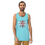 Thumbnail: Men’s premium tank top (White Logo and Red Sun)