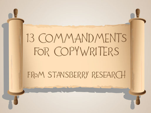 13 Commandments for Copywriters