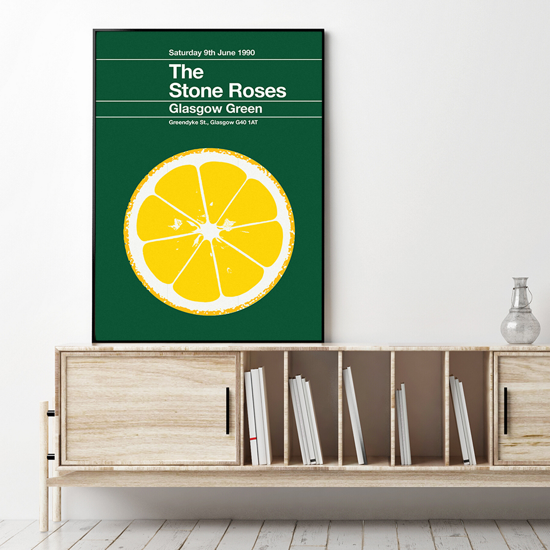 The Stone Roses - Remixed Gig Art Print