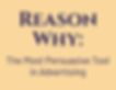 Reason why as a persuasion tool