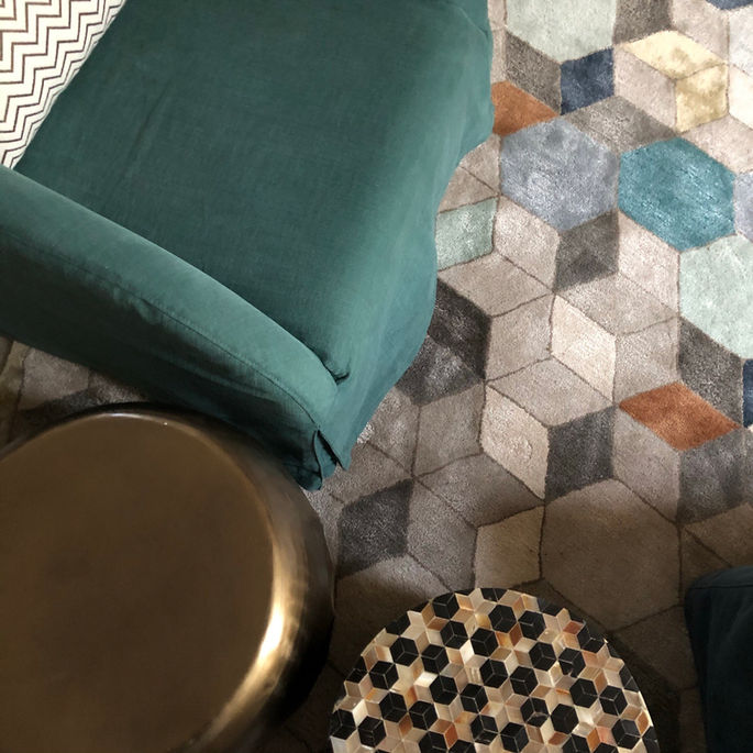 Geometric rug