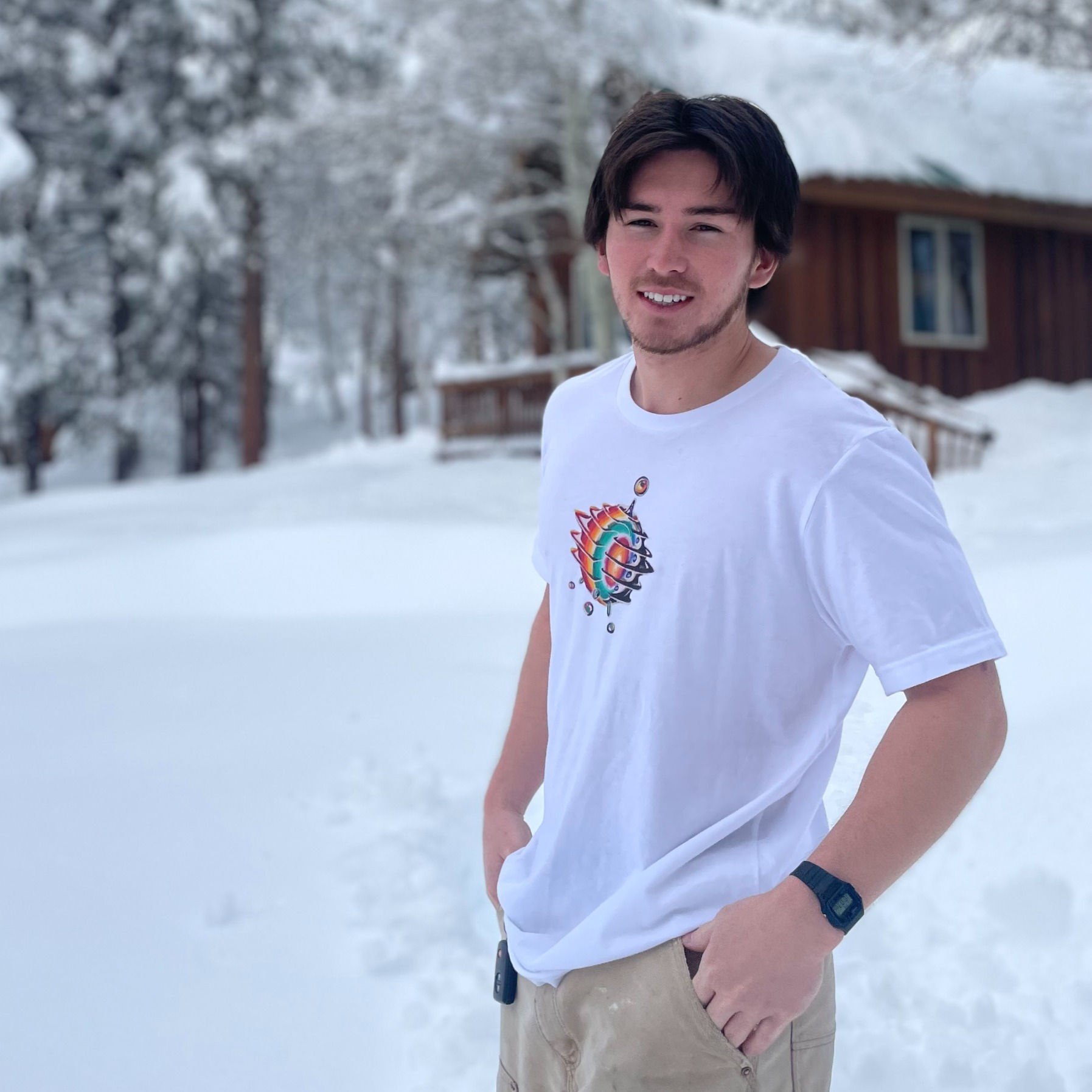 Original Art Tee, "Traveler" Single Logo