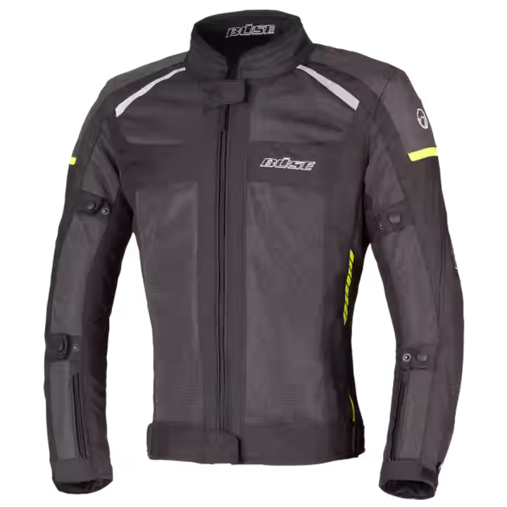 VESTE FEMME BÜSE LIVORNO NOIR VUE DE FACE