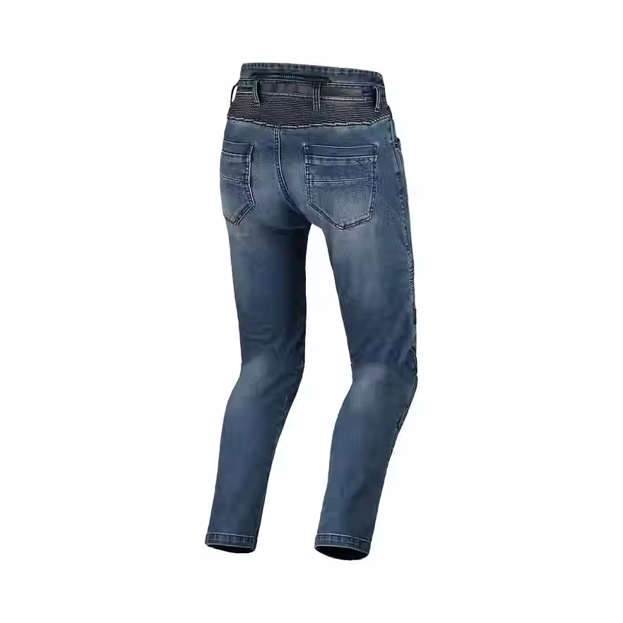 JEANS MOTO MACNA, INDIVIDO 2.0 BLEU VUE DE DOS