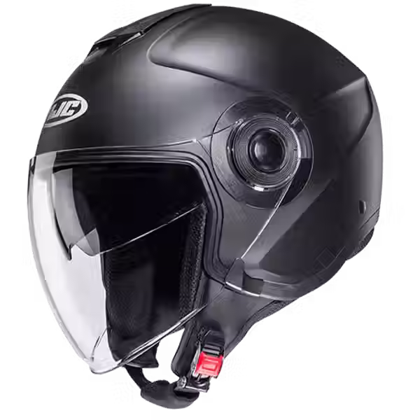 CASQUE HJC JET, I40N SEMI FLAT NOIR