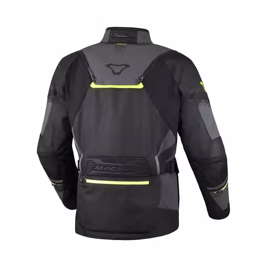 BLOUSON MOTO MACNA, AIR HYBRID NIGHT EYE NOIR