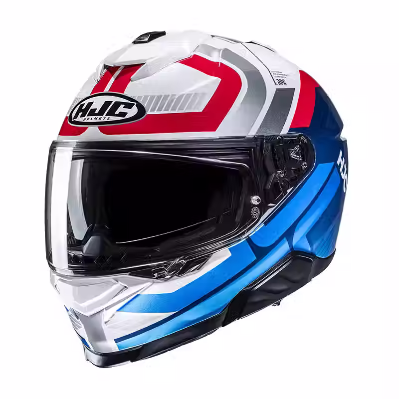 CASQUE INTÉGRAL HJC I71 VIZ MC21 BLEU - ROUGE