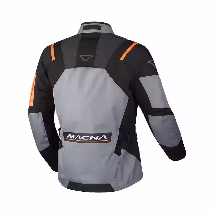 MACNA VESTE RANCHER 2.0 GRIS/ROUGE VUE DE DOS