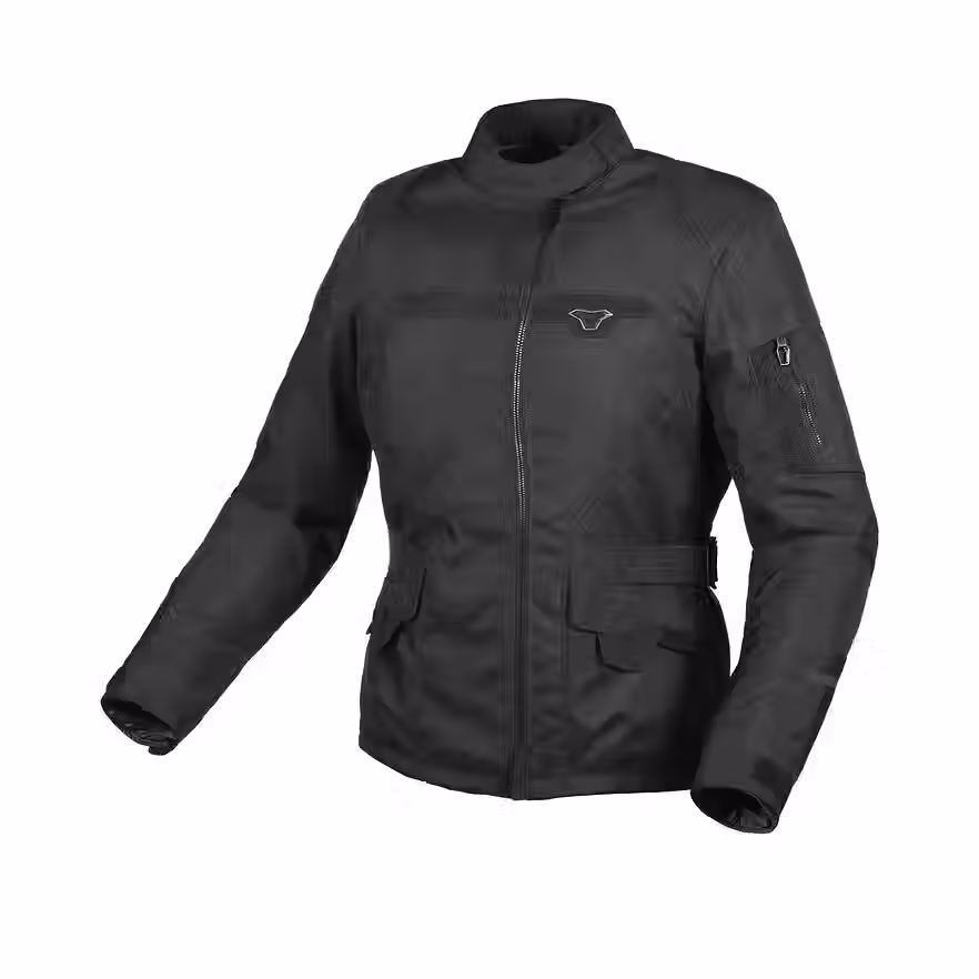 VESTE MACNA FEMME EVORA NOIR VUE DE FACE