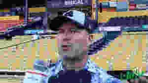 Manny Acta da declaraciones a la prensa