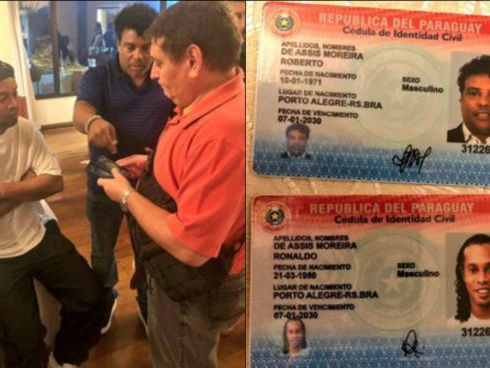 Ronaldinho, investigado por pasaportes falsos