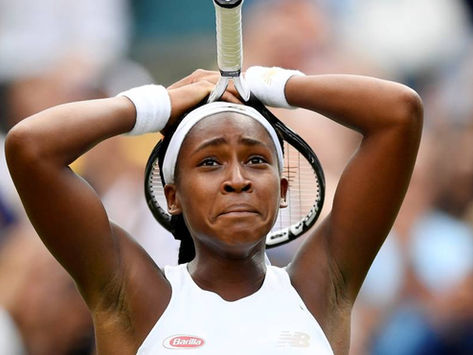 Cori Gauff, la tenista de solo 15 años que eliminó Venus Williams en la primera ronda.