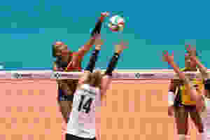 En el Norceca, de San Juan, solamente el primer set resultó el más competitivo para las Reinas del Caribe.