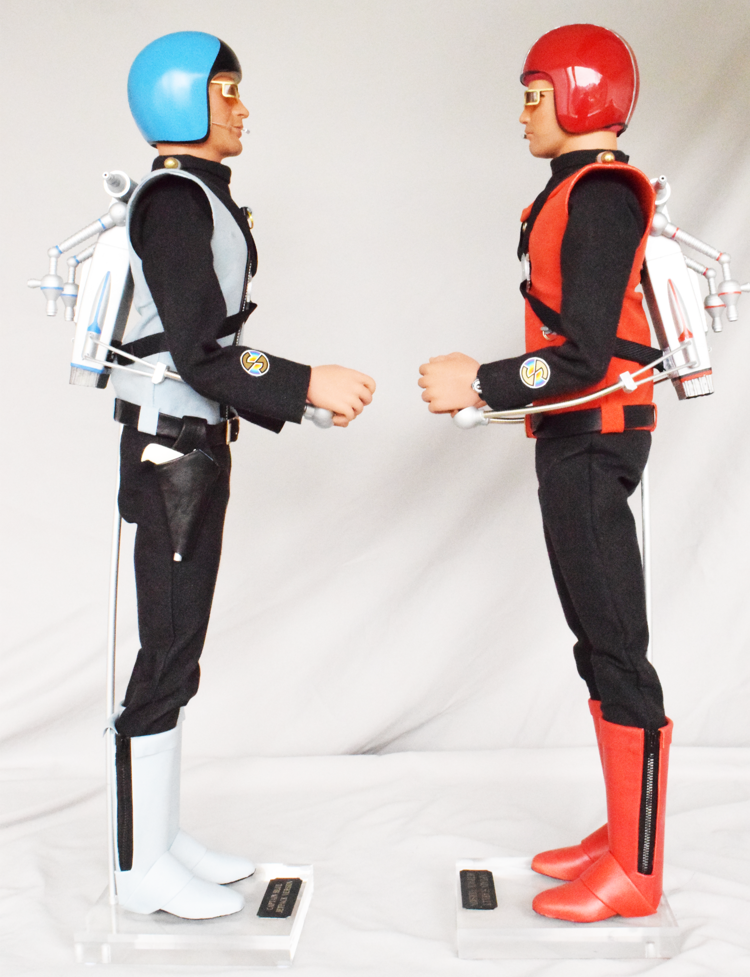 Captains Blue and Scarlet with Jetpacks