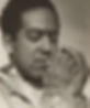 Langston Hughes smoking