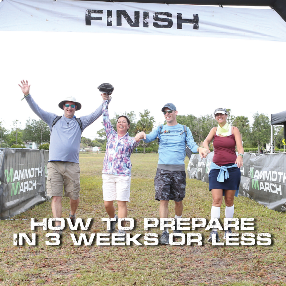 How to prepare in 3 weeks or less