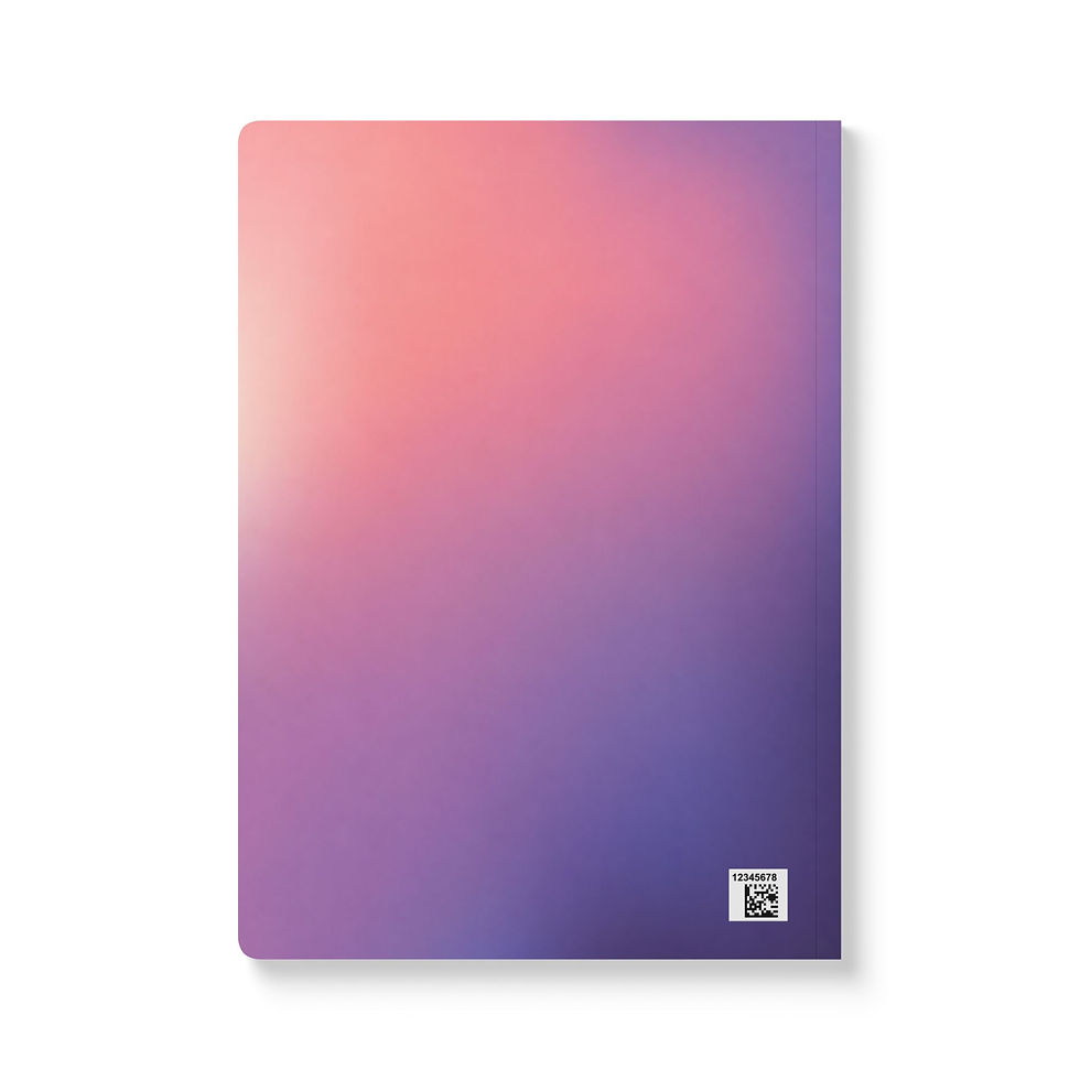 Thumbnail: Healing Narratives Softcover Journal — Pastel Gradient Counseling Notebook