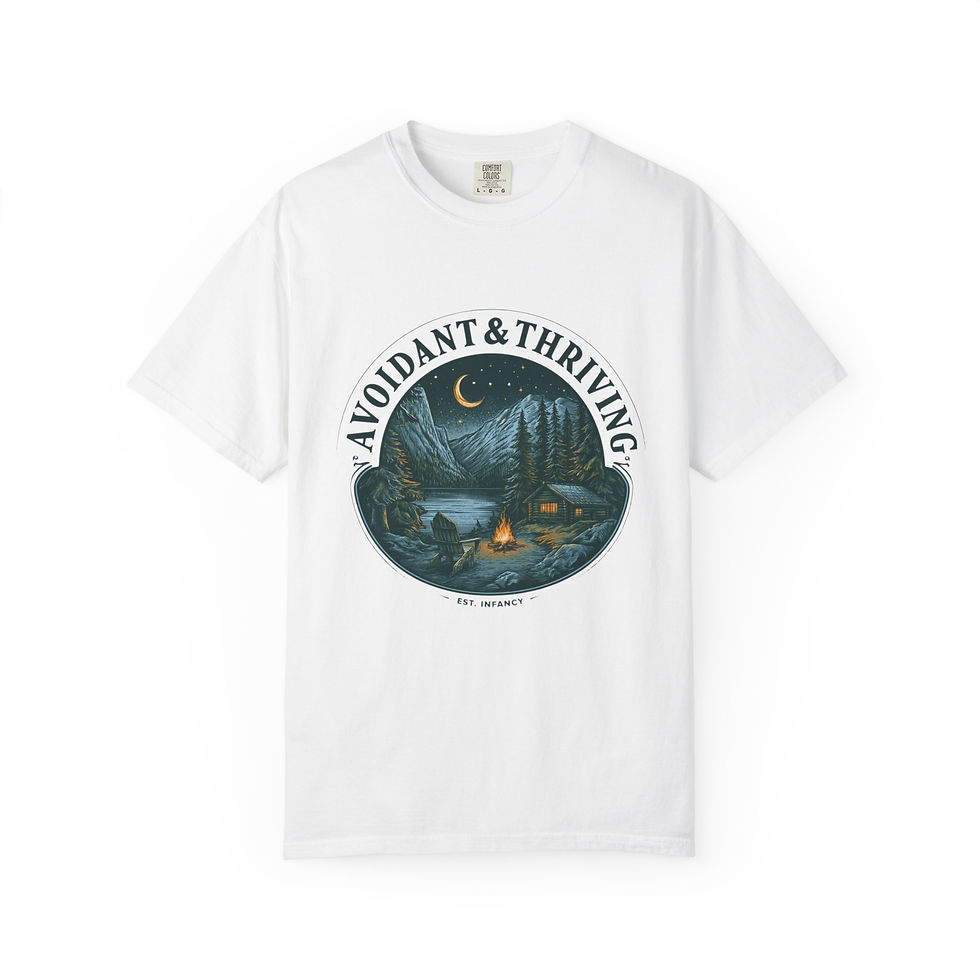 Thumbnail: Avoidant & Thriving Adirondack T-Shirt - Unisex