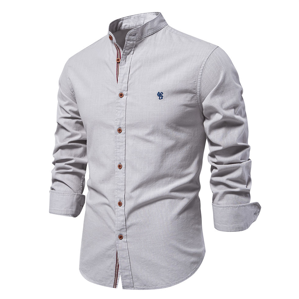 Miniatura: Camisa Social Masculina Premium 100% Algodão (Manga Longa)