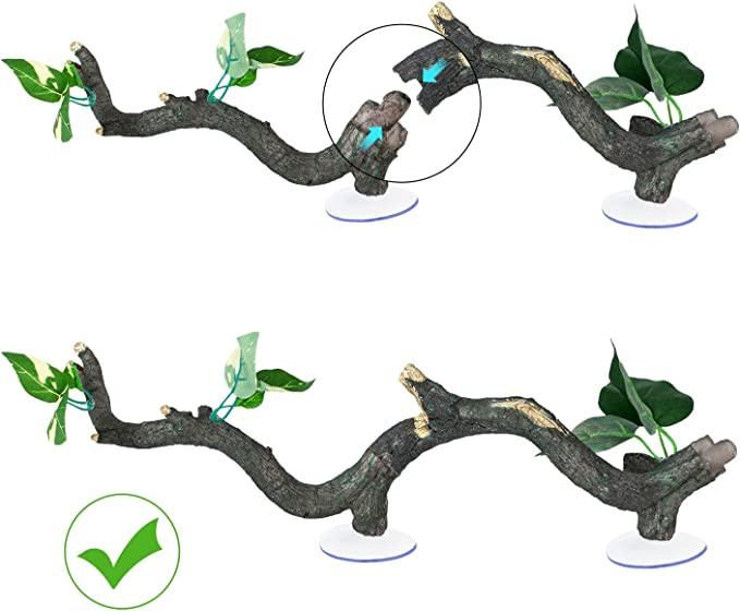 Thumbnail: ReptiZoo 3-Piece Reptile Climbing Branch