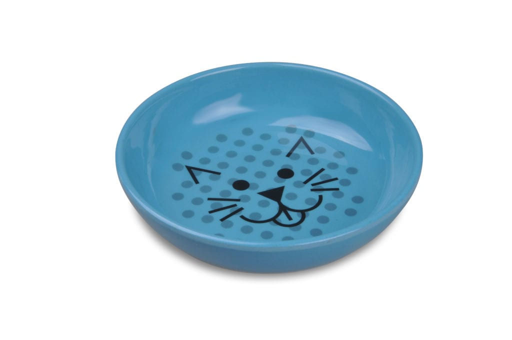 Cat Dish w/ full non-skid silicone bottom