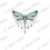 Thumbnail: Dragonfly Tattoo Design and Stencil / Tattoo Outline - Instant Digital Download