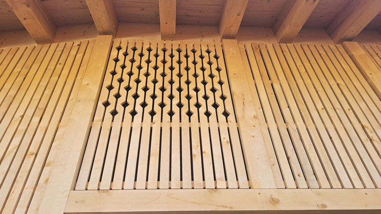 Holzfassade, Fassadenverkleidung, 