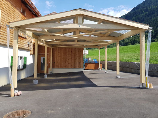 LC Holzbau, Neubau, Garage, Autounterstand, Carport,