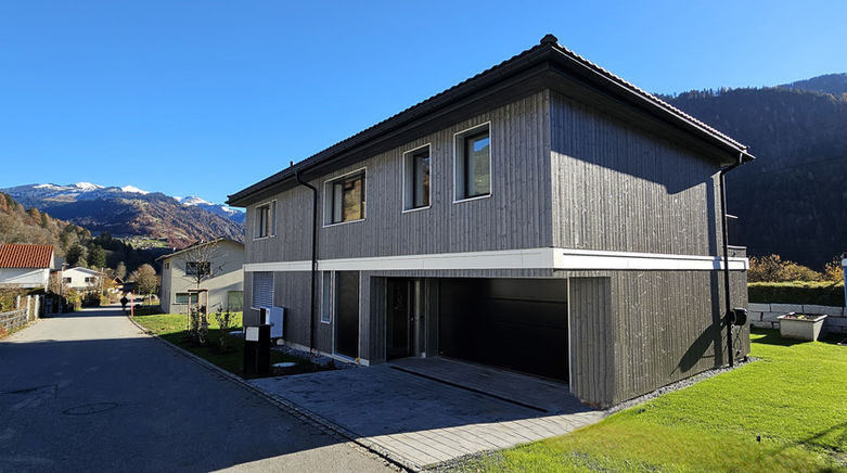 LC Holzbau, Elementbau, Neubau, Zimmermann, Zimmerei, Holzhaus, Schreinerei, Schreiner,  Prättigau, Davos, Landquart, Chur, Fassadenverkleidung