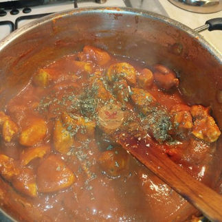"finish with methi"