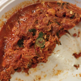 "half of the methi gosht mistake"