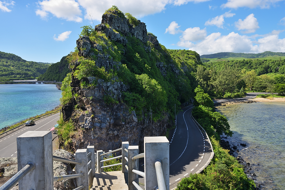 Carte itinéraire circuit de 2 semaines à l’île Maurice du nord au sud