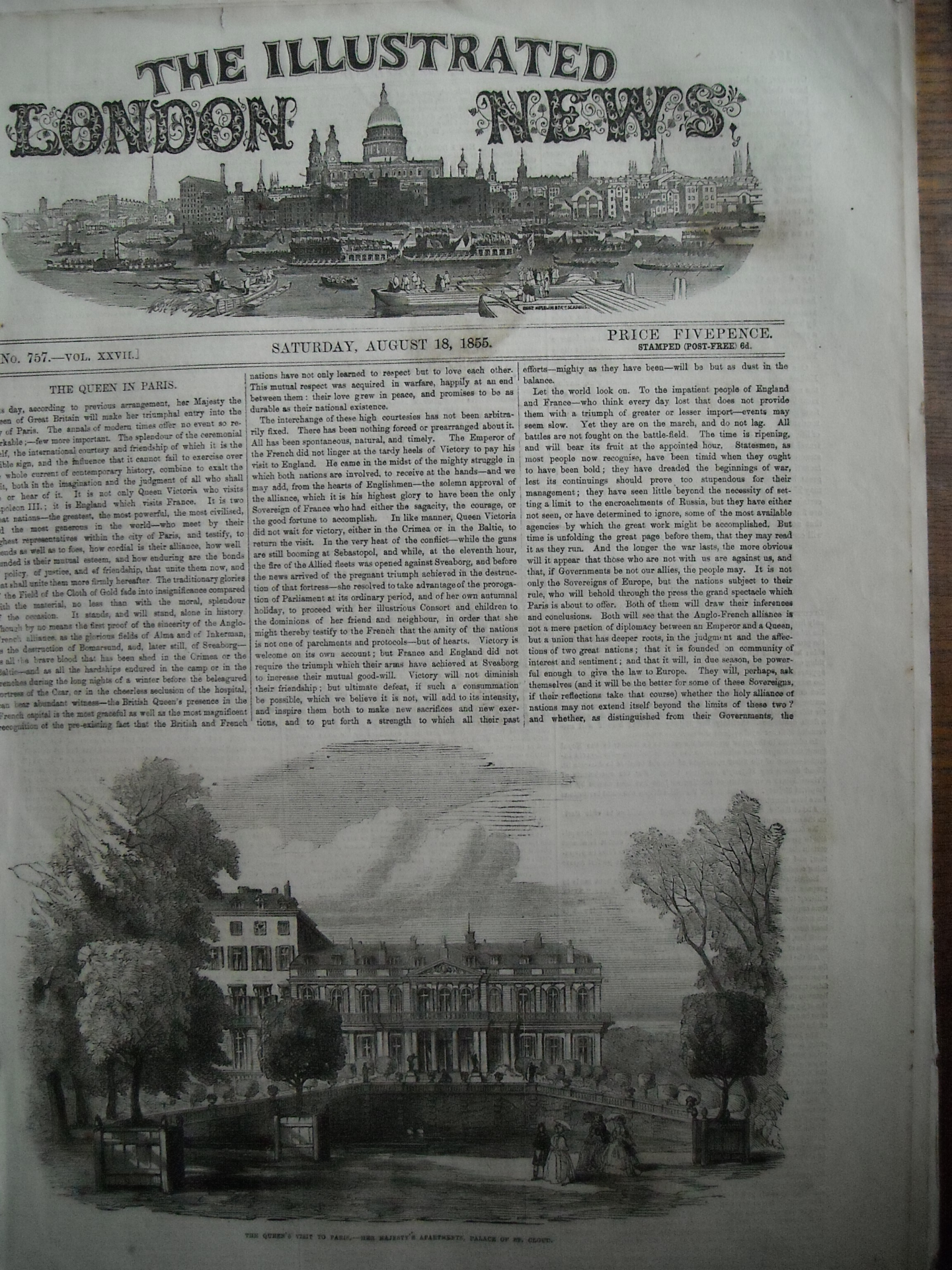 ILN Aug 18 1855 Crimean War