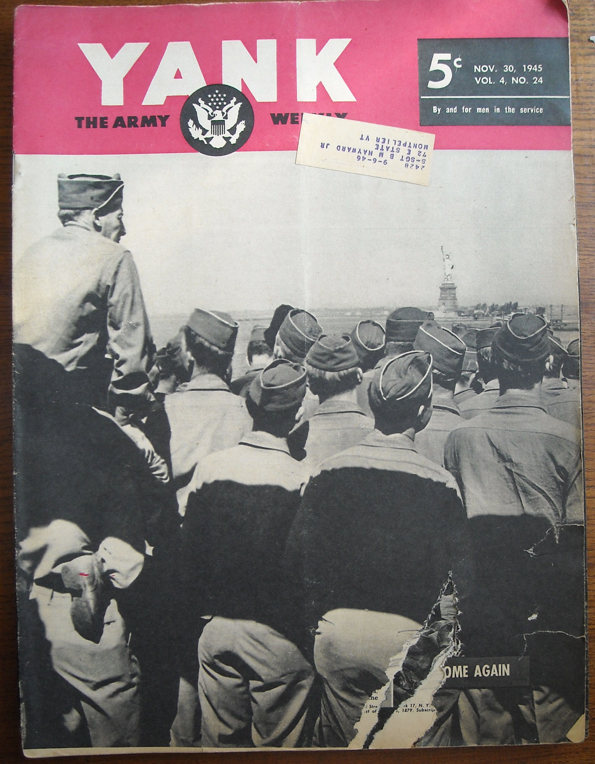Yank Nov 30 1945 Home
